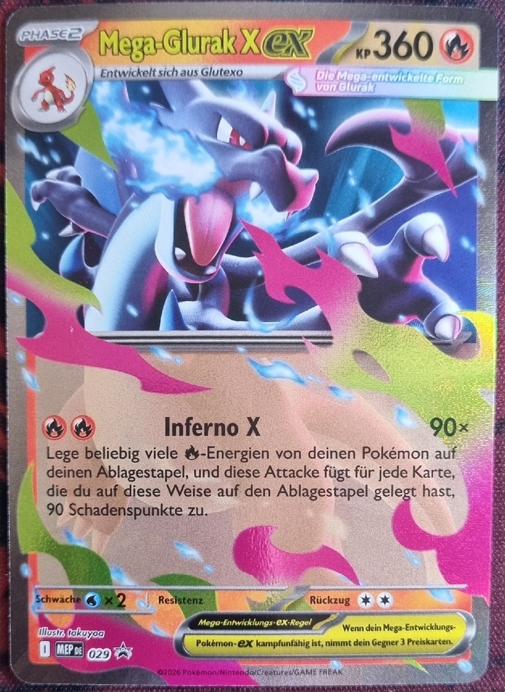 Pokémon Carte collezionabili: Pokemon Mega Glurak X Promo (DE) – Nuovo (secondo la descrizione) da Oberbipp venduto da ret_6hxb