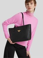 MAISON MOLLERUS SHOPPER TASCHE GENF MEGA SCHÖN SCHWARZ