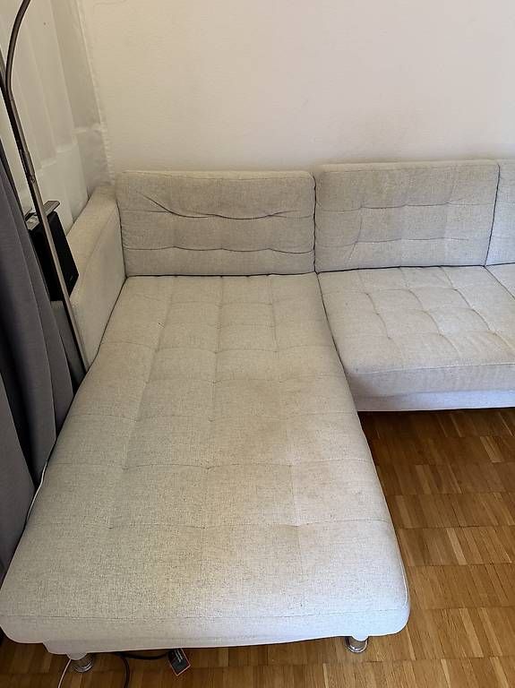 Divani: Sofa- Landskrona 3er-Sofa Recamiere beige – Usato da Zürich venduto da day_6ljw 2