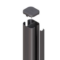 Paraventi: Sichtschutz WPC Anthrazit Set inkl. 2 Pfosten – Nuovo e nell'imballaggio originale da Wiedlisbach venduto da TomwoodAG 2