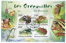 Block "Frösche". Burundi