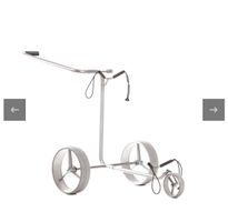 JuStar SILVER, manueller Caddy aus Aluminiumlegierung, 3rädr