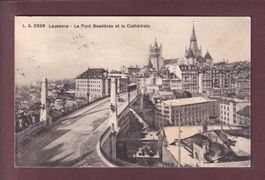 LAUSANNE - Pont Bessières - 1912