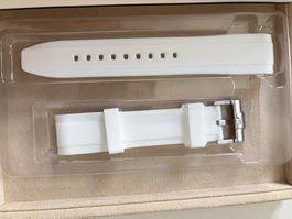 Swatch Moonswatch Rubber Strap in weiss neu