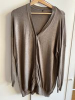 Brauner Strickcardigan Gr. L, Viskose