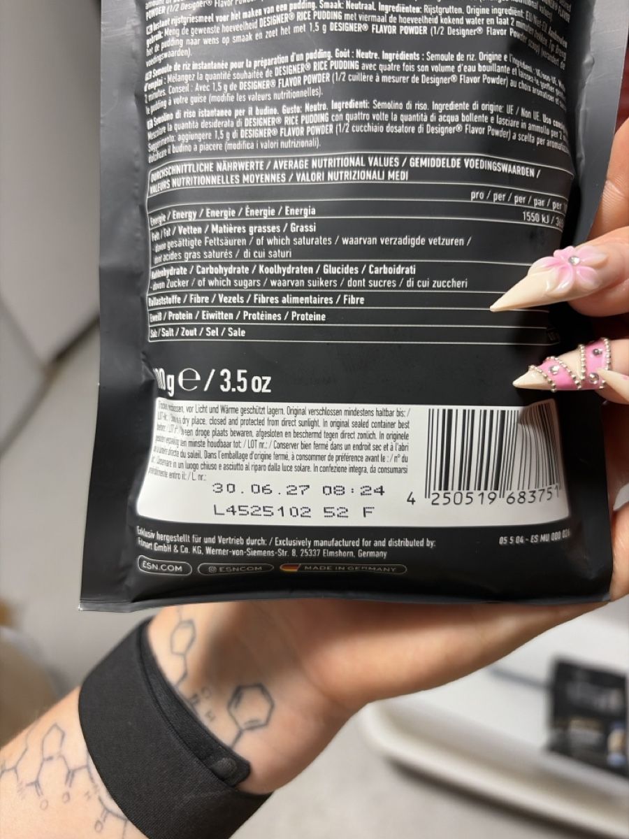Esn Lebensmittel & Spezialitäten: ESN Designer Rice-Pudding (4 Stk) – Neu und originalverpackt aus Tennwil von Deathstar94 1