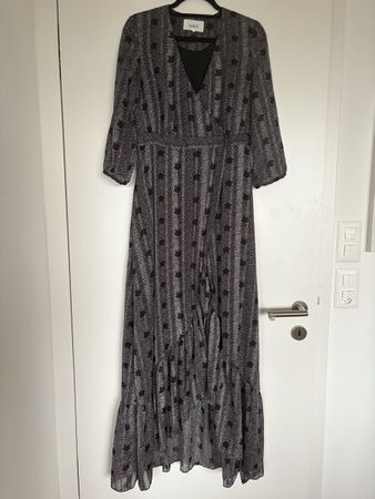 Robe Bash noire blanc argenté taille 1 36 portée 2x neuve