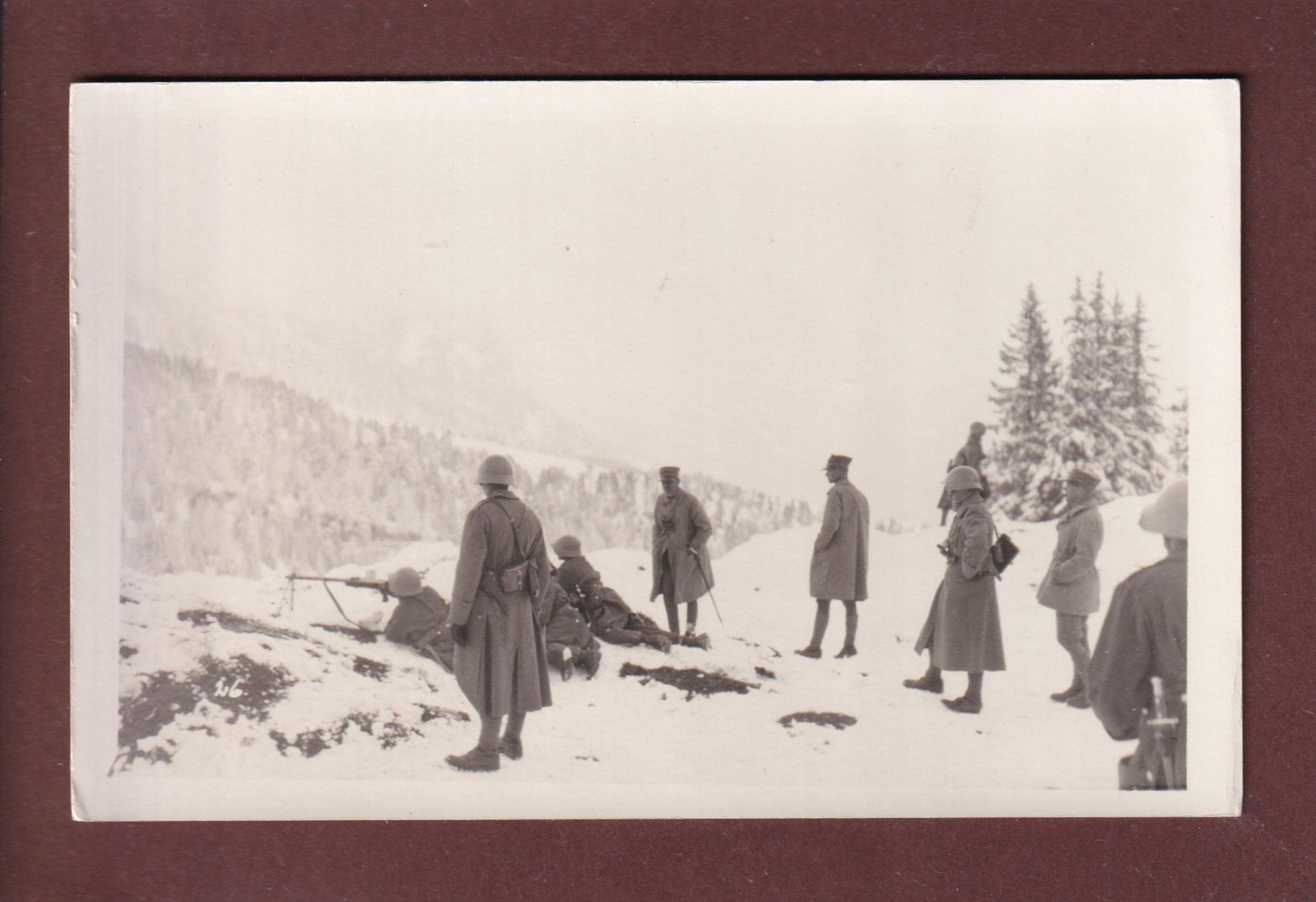 Cartoline postali: Photo - MILITAIRE - Exercice dans la neige – Usato da Pully venduto da nicecards