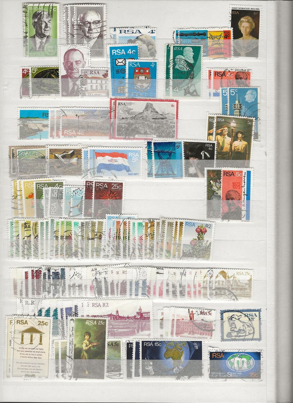 Alle Briefmarken: Marken Afrika RSA bis Tansania – Gebraucht aus Au ZH von xelagreb01 1