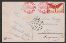 1929 : AK - Zeppelinpost 1929 - Schweizerflug