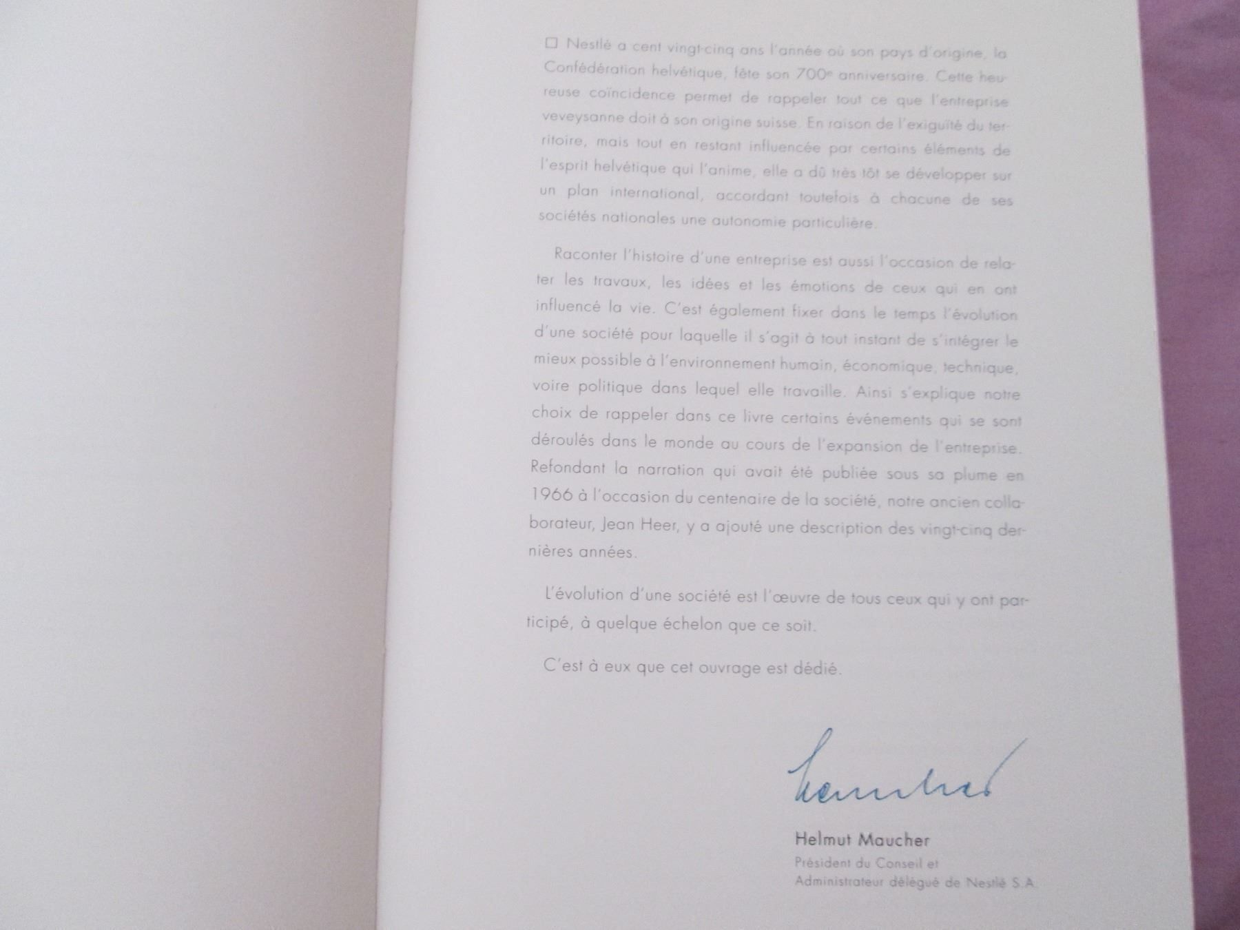 Libri: Nestlé cent vingt-cinq ans, 1866 à 1991 – Usato da Neuchâtel venduto da Dualseele 2