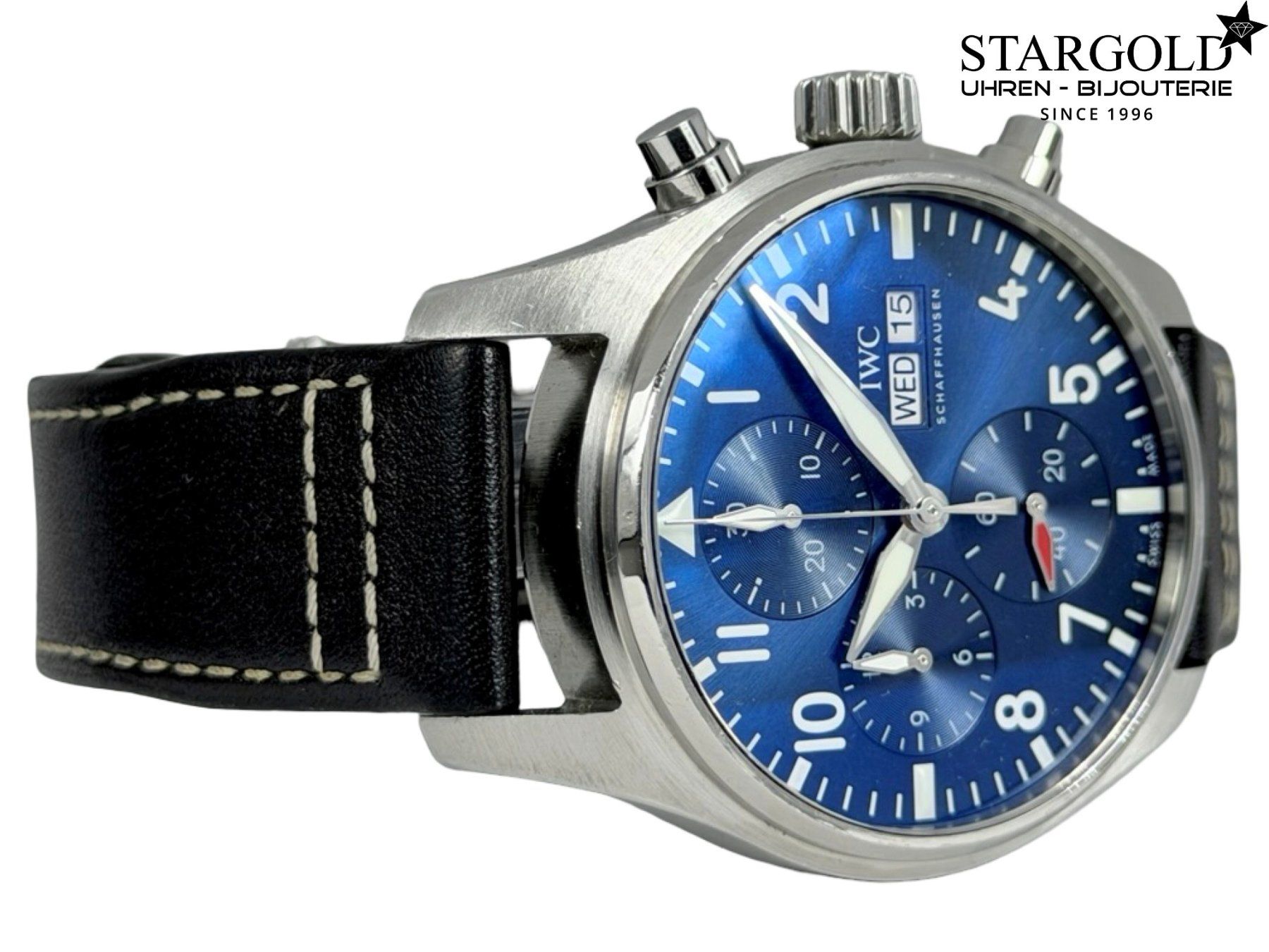 IWC Uhren: IWC Fliegeruhr Chronograph - IW388101 – Gebraucht aus Zürich von Stargold-Uhren 8