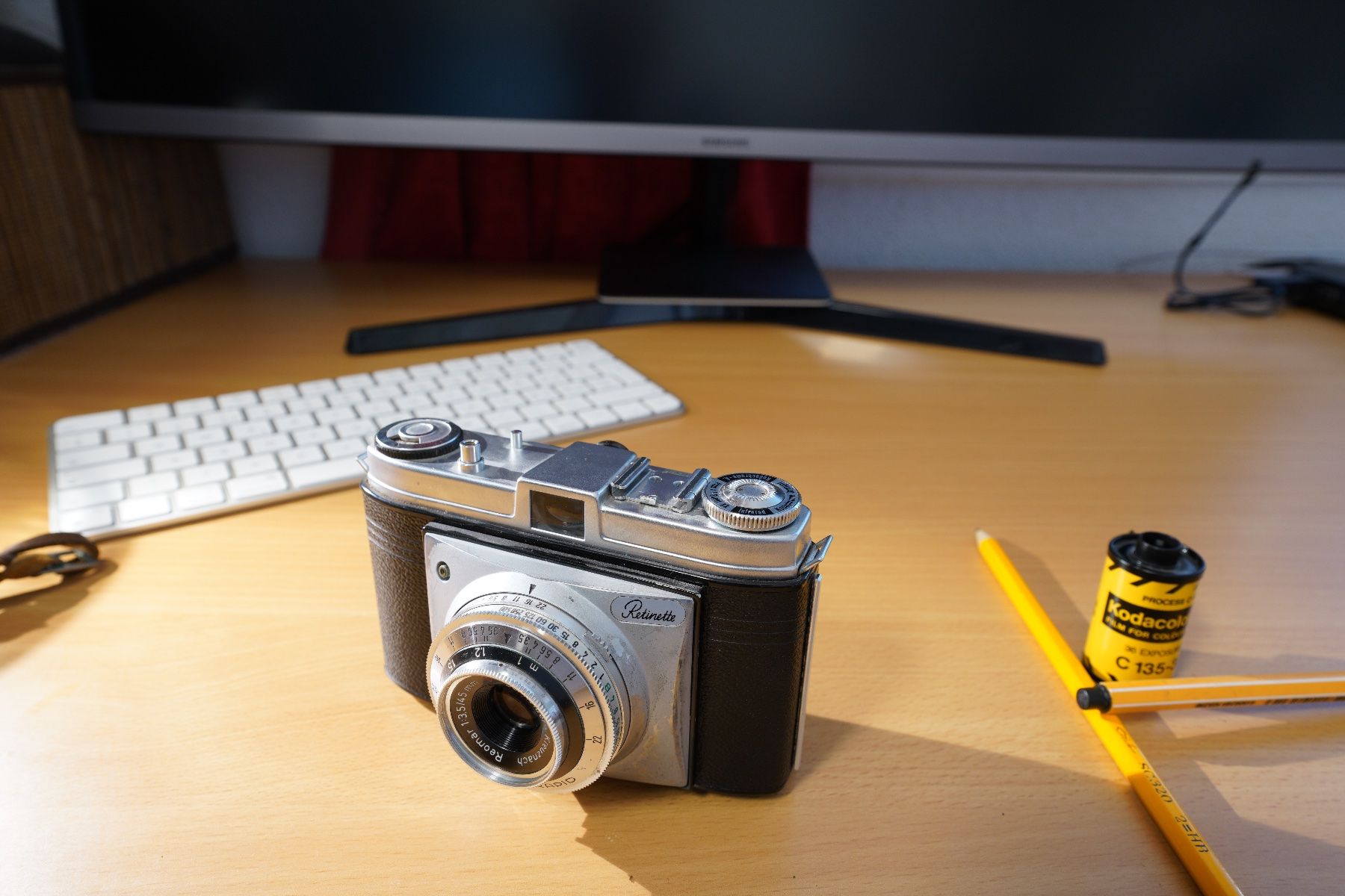 Kodak Kamera: Kodak Retinette Reimar 1:3,5/45mm + Hülle – Gebraucht aus Dagmersellen von sim_zqh8 1