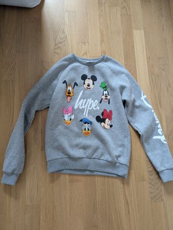Disney Hype College Pullover, Gr. S, Grau, Top Zustand!
