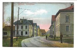 Berneck (SG) Rheintal - Tramstrasse nach Heerbrugg - 1909