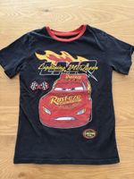 T-shirt Cars Lightning McQueen nero tg 128