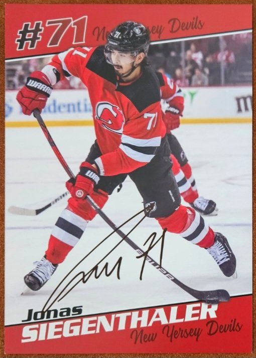 Autogramme: NHL-New-Jersey-Devils-Jonas-Siegenthaler-Autogrammkarte – Neu und originalverpackt aus spiez von 1goodfella1