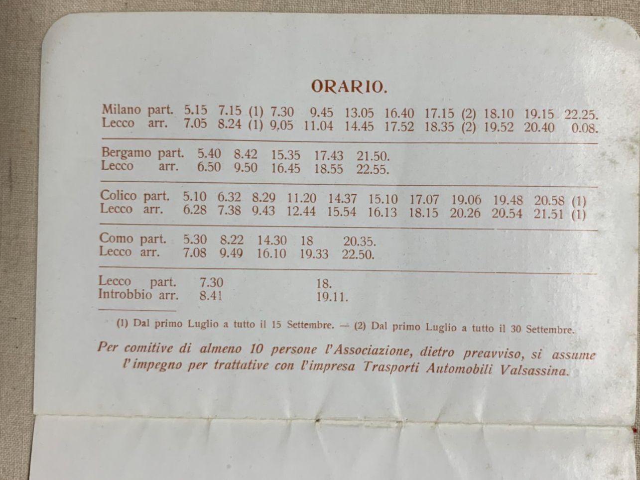 Cartes postales: Valsassina (Introbbio). – D'occasion à Sorengo par 74in 2