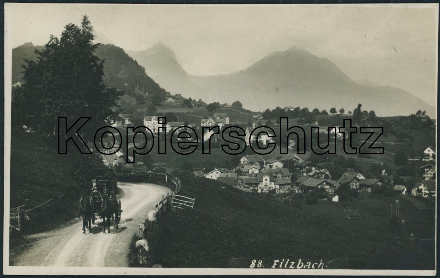 Cartes postales: GL Filzbach - Postkutsche – D'occasion à Schindellegi par leecollect