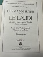 Hermann Suter Le Laudi Klaviernoten Klavierauszug CH 1944