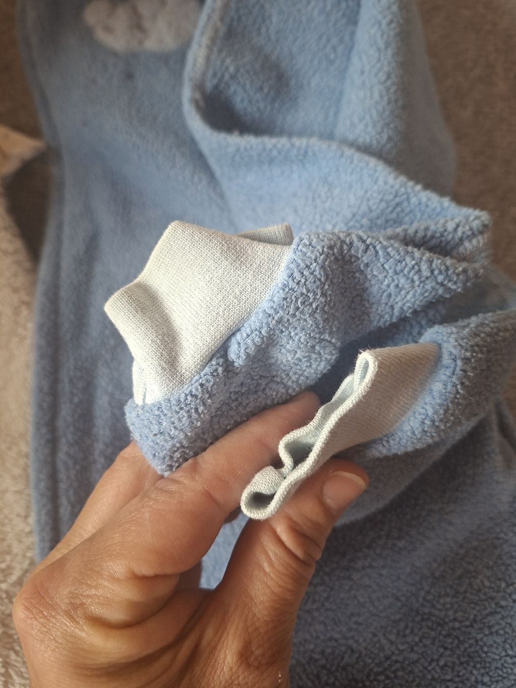Pigiami: bébé-jou Winterpyjama, Gr. 116, hellblau – Usato da Hinwil venduto da jasangarria 2