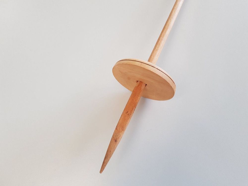 Drop Spindel Aus Holz – Handspindel Zum Spinnen Von Wolle, Zerlegbar, Für Anfänger & Fortgeschrittene