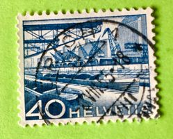 Nr.305 mit gestempelt Technik und Landschaft 1949 