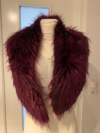 Malissa Stola Kunstpelz Fake Fur Satin NEU zu  Mantel Kleid