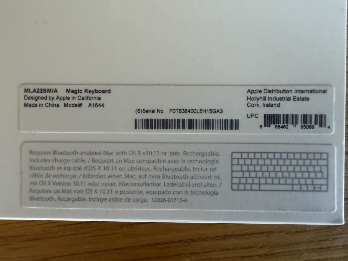 Apple Claviers: Apple Magic Keybord inkl. Magic Mouse – Neuf (Voir description) à Luzern par lang30 3