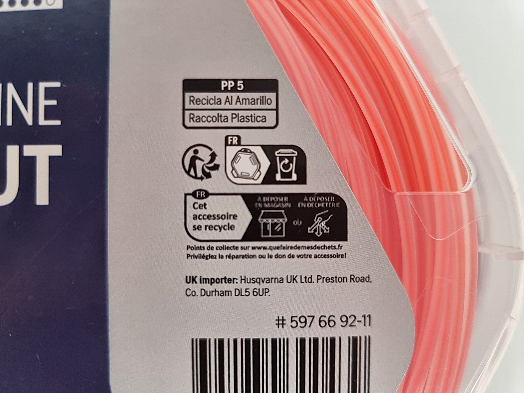 Metall- & Schlosserei Sonstiges: Husqvarna Trimmerfaden – Gebraucht aus Urtenen-Schönbühl von Restwert_Schoenbuehl 1