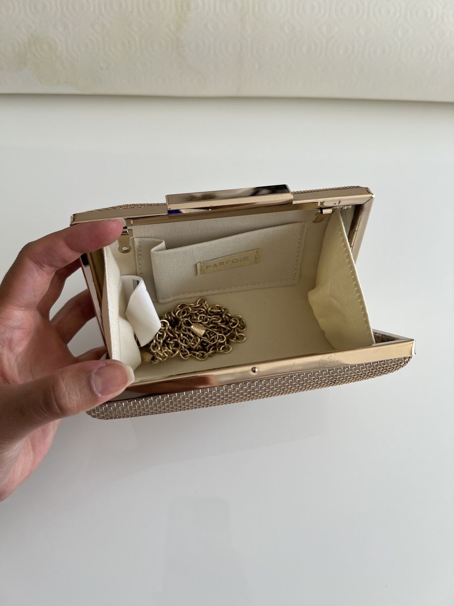 Taschen für Damen: Parfois Goldene Clutch klein – Gebraucht aus Rothrist von FL_17 2