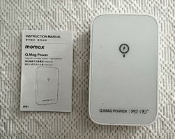 MOMAX Q.Mag Power Wireless Battery Pack 5000mAh Weiss