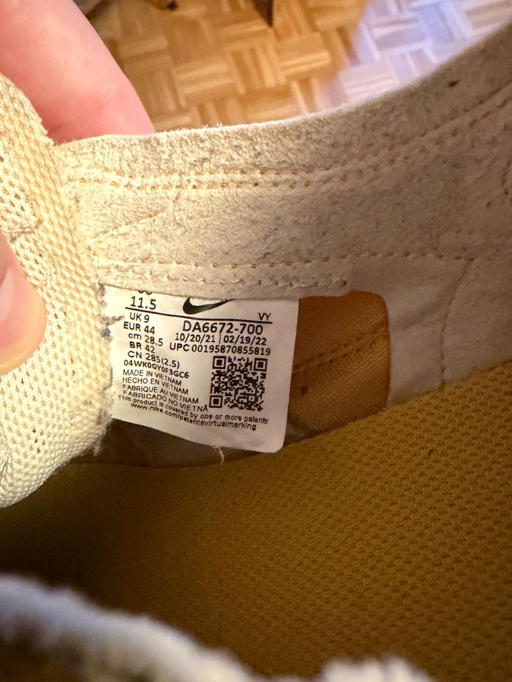 Nike Scarpe da uomo: NikeCraft Tom Sachs General Purpose Shoe Yellow Original Box – Usato da Zürich venduto da kaugaug 6