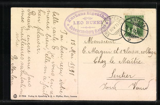 Cartoline postali: AK Eigenthal, Das Kurhaus, 1911 – Usato da Berlin venduto da bartko-reher 1