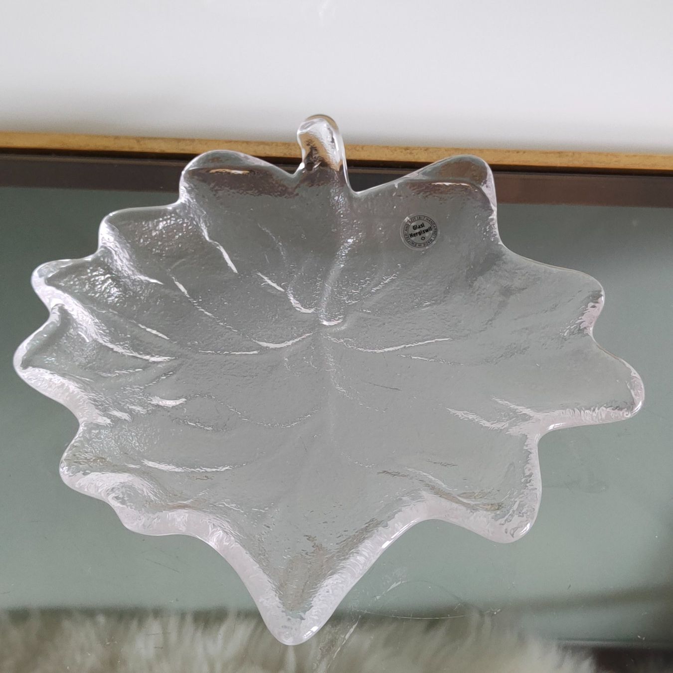 Schalen: Hergisvil-Glas, dekorative Schale, Ahorn – Gebraucht aus Birr von sen_8djr 5