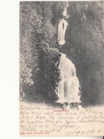 Giessbachfälle 1902 mit Stabstempel Interlaken, Ambulant 15