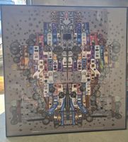 Hundertwasser Kunstdruck (~1.20m x 1.20m)