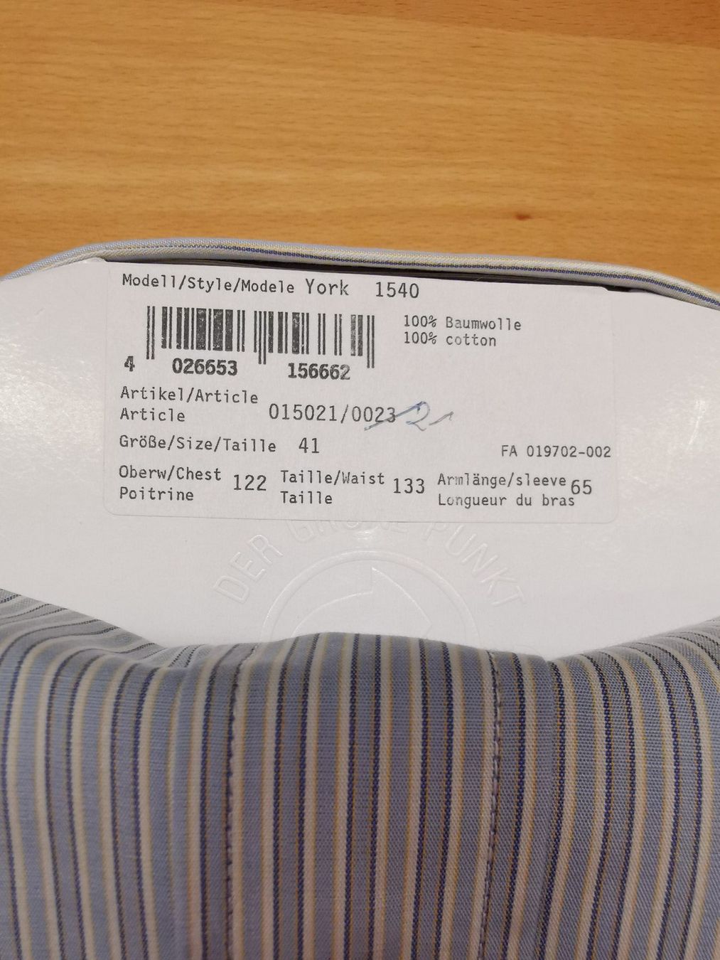 Camicie: Herrenhemd EINHORN – Nuovo e nell'imballaggio originale da Seuzach venduto da NaehdesignMirjam 3