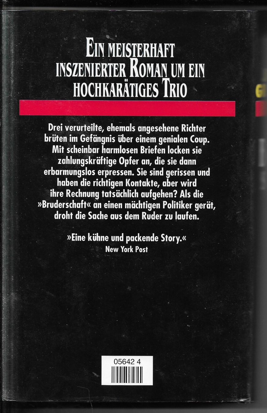 Bücher: John Grisham - Die Bruderschaft – Gebraucht aus Nunningen von mercury-for-books 1