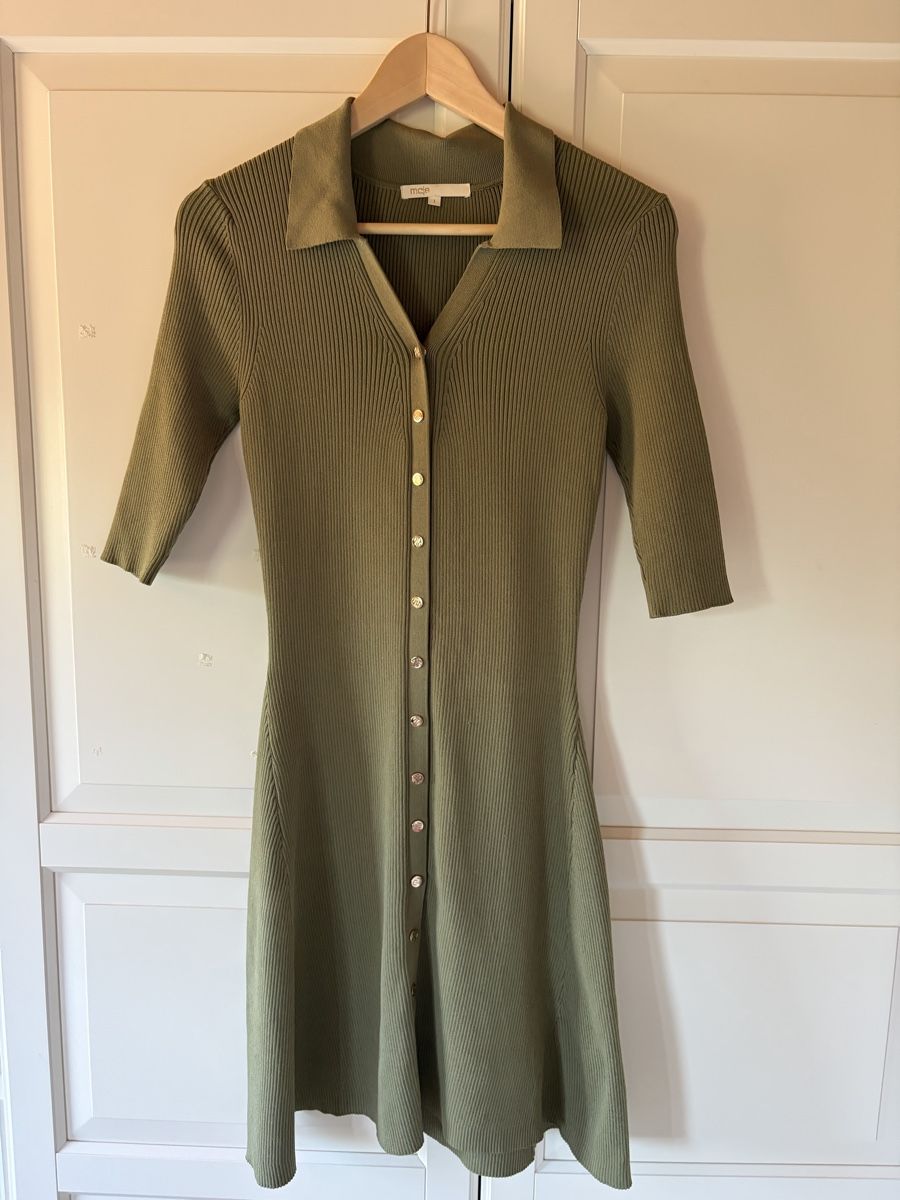 Maje Kleider: Maje Ribbed Knit Mini Dress – Gebraucht aus St.Josefen von lop_lh8d 3