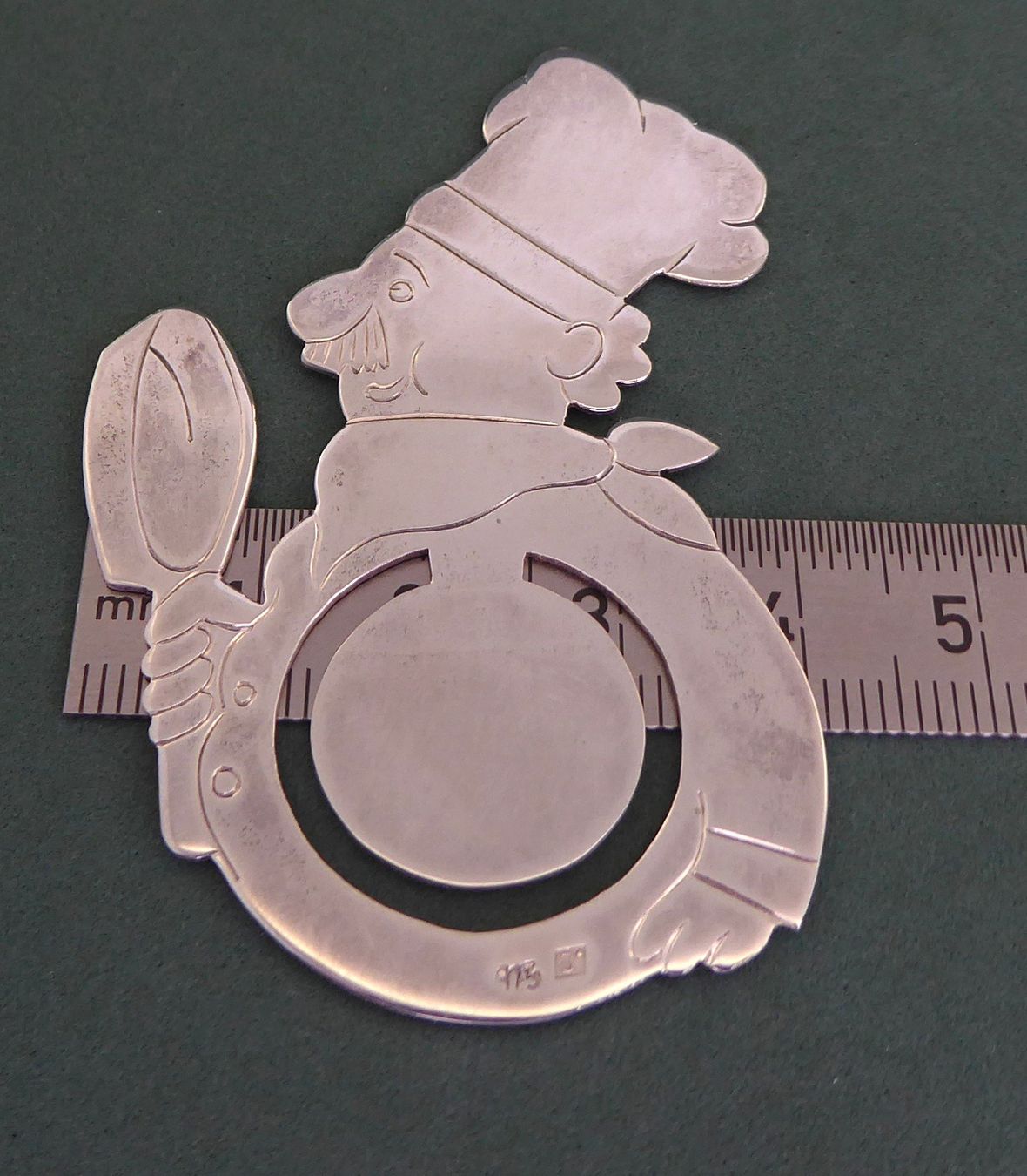 Altre raccolte & rarità: Buchzeichen mit Koch, 925 Silber – Usato da Muri AG venduto da silvermouse007 3