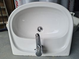 Lavabo en céramique – blanc – Marque Laufen – très bon état