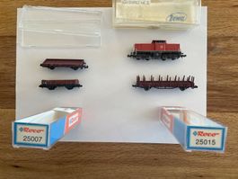 Roco Modelleisenbahn Lokomotive und Wagen Konvolut