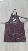 Grillschürze Leder braun, ist ein Unikat und handgefertigt