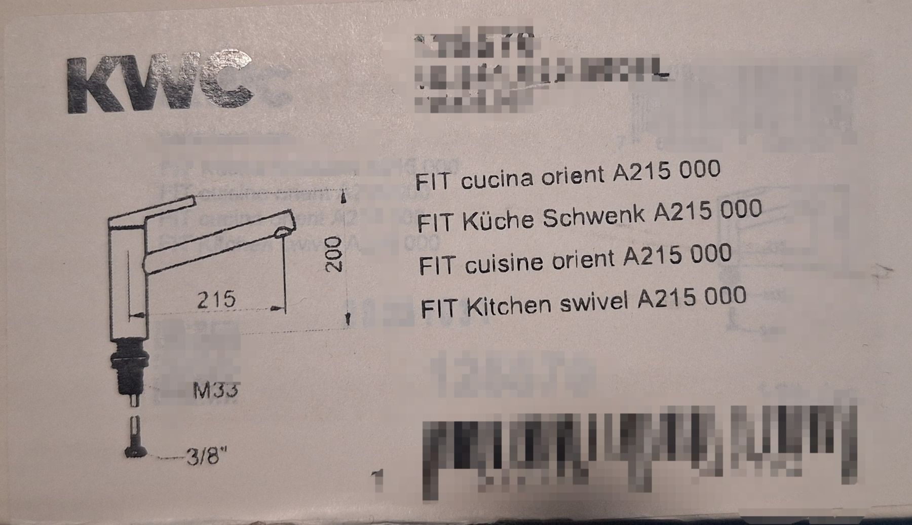 Kwc Rubinetteria: Küchenarmatur – Usato da Hochdorf venduto da FRESHTRASH 2