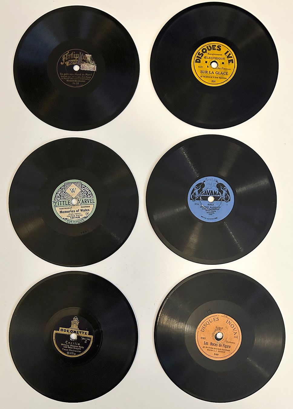 Schallplatten: Schellack Schallplatten mini 6 Stück – Gebraucht aus Uster von colmo