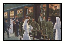 PASSAGE EN SUISSE DES GRANDS BLESSÉS ALLEMANDS - 1915