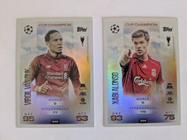 Topps Match Attax 25 26 Cup champion Van Dijk Alonso