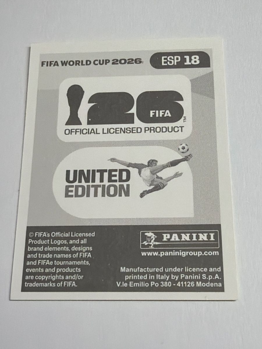 Panini Sammelbilder & Trading cards: FIFA WM 2026 Ferran Torres ESP 18 – Neu (gemäss Beschreibung) aus Uster von oranger_pulli 1