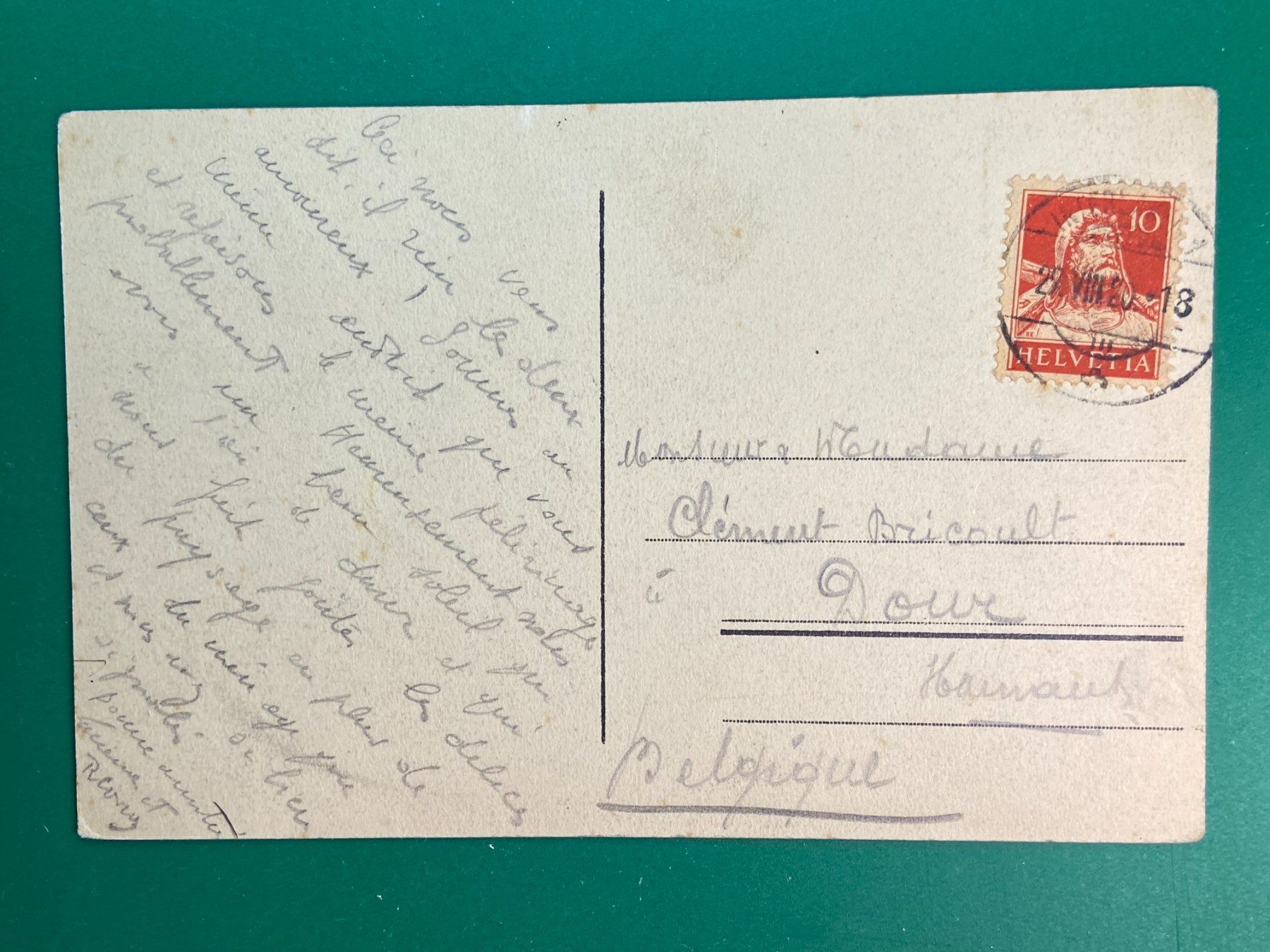 Cartoline postali: Interlaken - Kursaalgarten mit Jungfrau – Usato da Steg VS venduto da danwer74 1